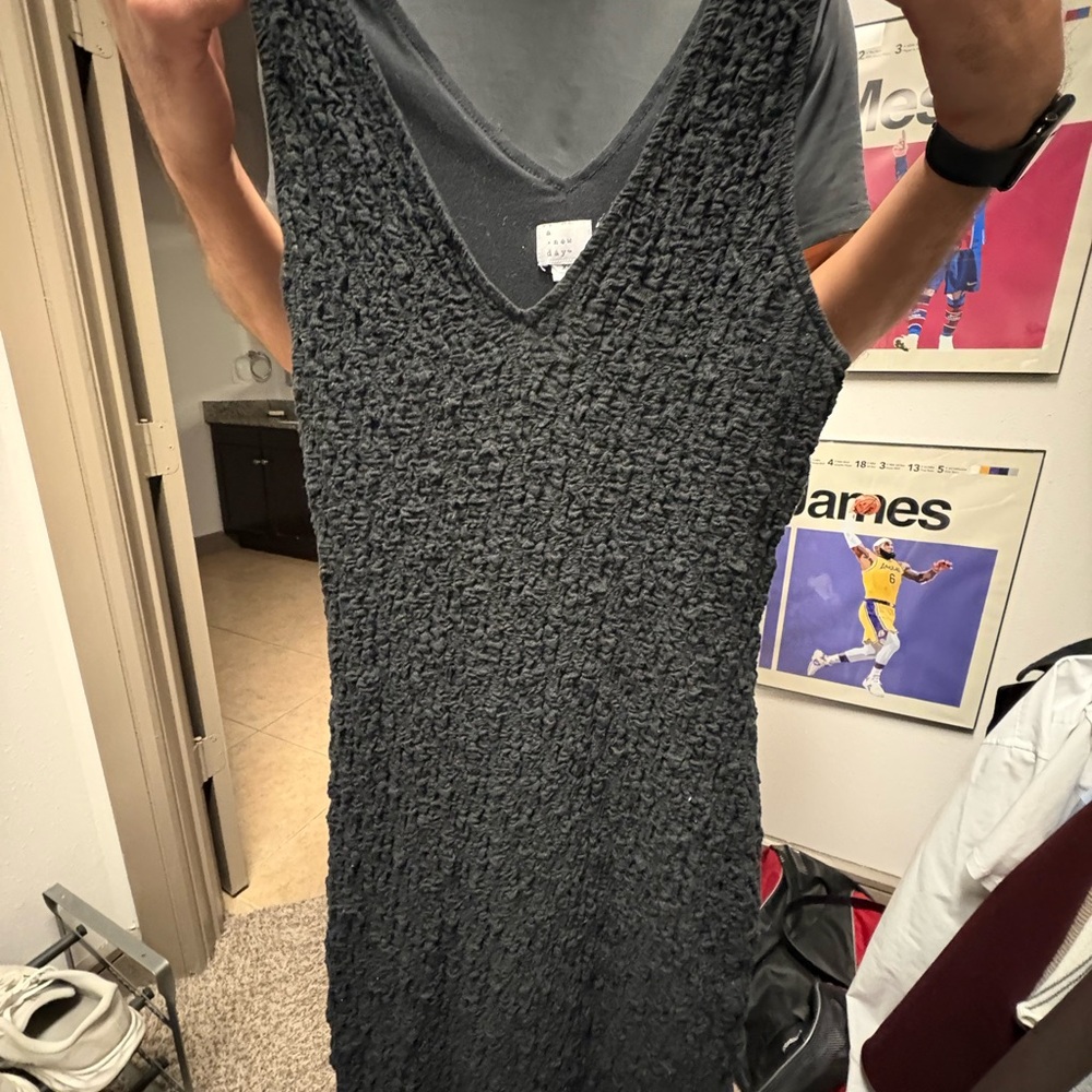 A New Day Textured Black Maxi Dress